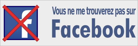 Vous ne me trouverez pas sur Facebook